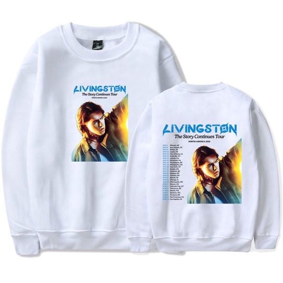 Livingston The Story Continues Tour 2025 Sweatshirt Women Men Casual Crewneck Long Sleeve Pullover Clothes