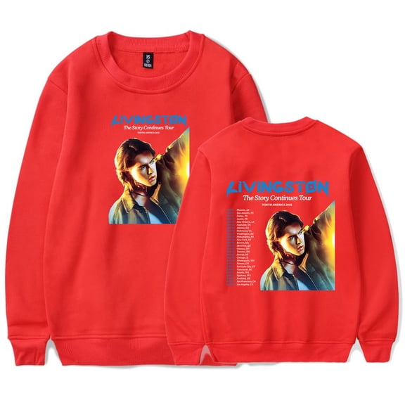 Livingston The Story Continues Tour 2025 Sweatshirt Women Men Casual Crewneck Long Sleeve Pullover Clothes