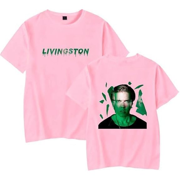 Livingston Tour 2025 T-Shirt Unisex Crew Neck Short Sleeve Summer Fashion Casual Tops