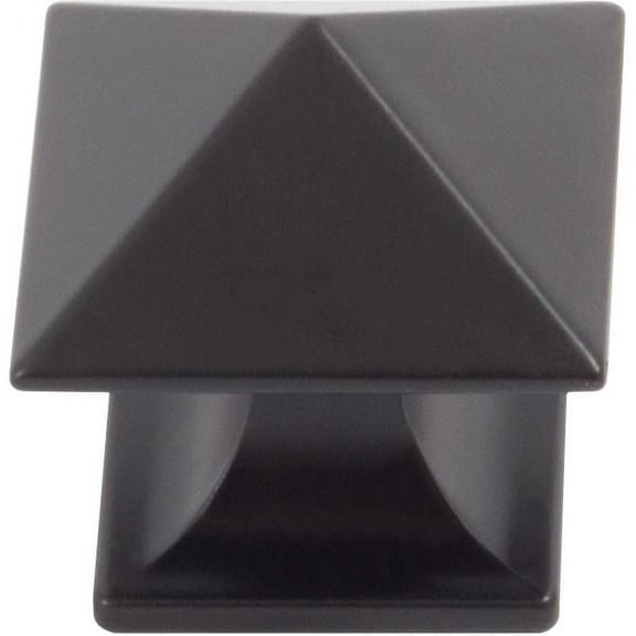 Livingstone Cabinet Knob, 1-1/4 Inches, Matte Black by Stone Harbor Hardware