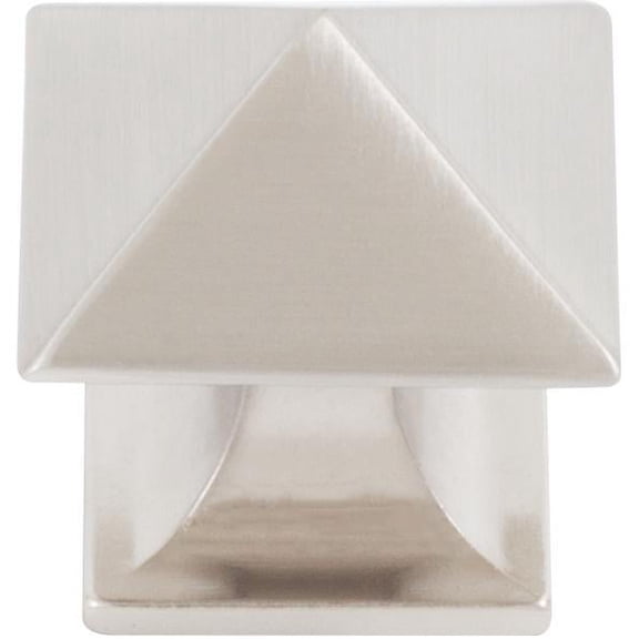 Livingstone Cabinet Knob, 1-1/4 Inches, Satin Nickel by Stone Harbor Hardware