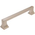thumbnail image 1 of Livingstone Cabinet Pull, 128 Millimeters, Satin Nickel by Stone Harbor Hardware, 1 of 2