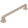 thumbnail image 1 of Livingstone Cabinet Pull, 160 Millimeters, Satin Nickel by Stone Harbor Hardware, 1 of 2