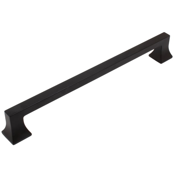 Livingstone Cabinet Pull, 192 Millimeters, Matte Black by Stone Harbor Hardware
