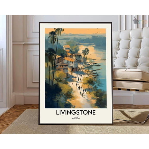 Livingstone Zambia Poster Unframed Paper Print