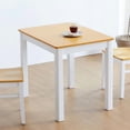 thumbnail image 1 of Livinia Cabin 33.5" Wooden Dining Table/Small Rectangular Modern Farmhouse Solid Wood Kitchen Table Desk (White Oak), 1 of 7