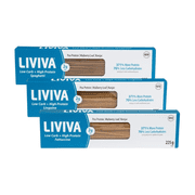 Liviva LOW CARB + HIGH PROTEIN Linguine, Fettuccine, Spaghetti Pasta (Variety Pack)