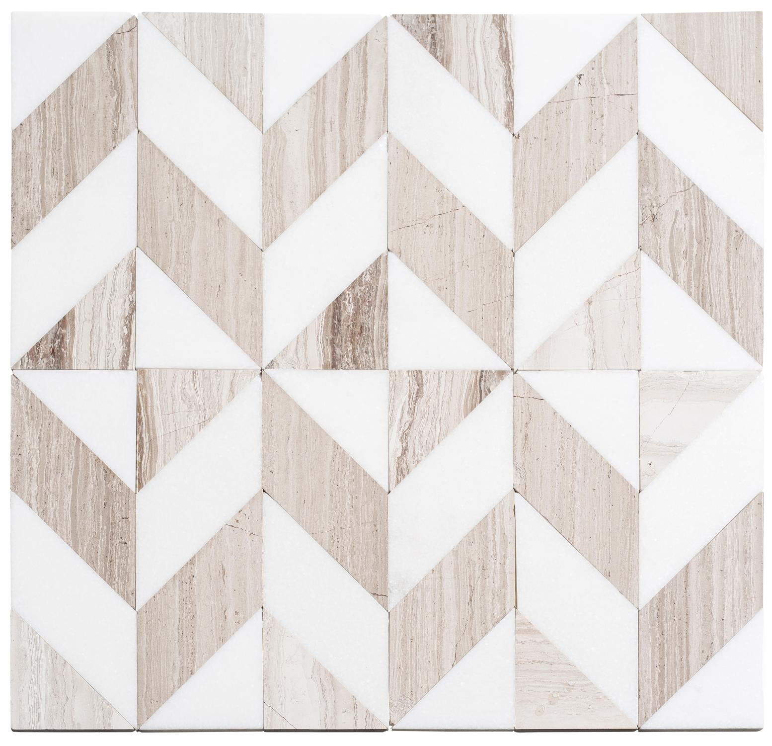 Este Natural Stone Chevron Pattern Mosaic Tile