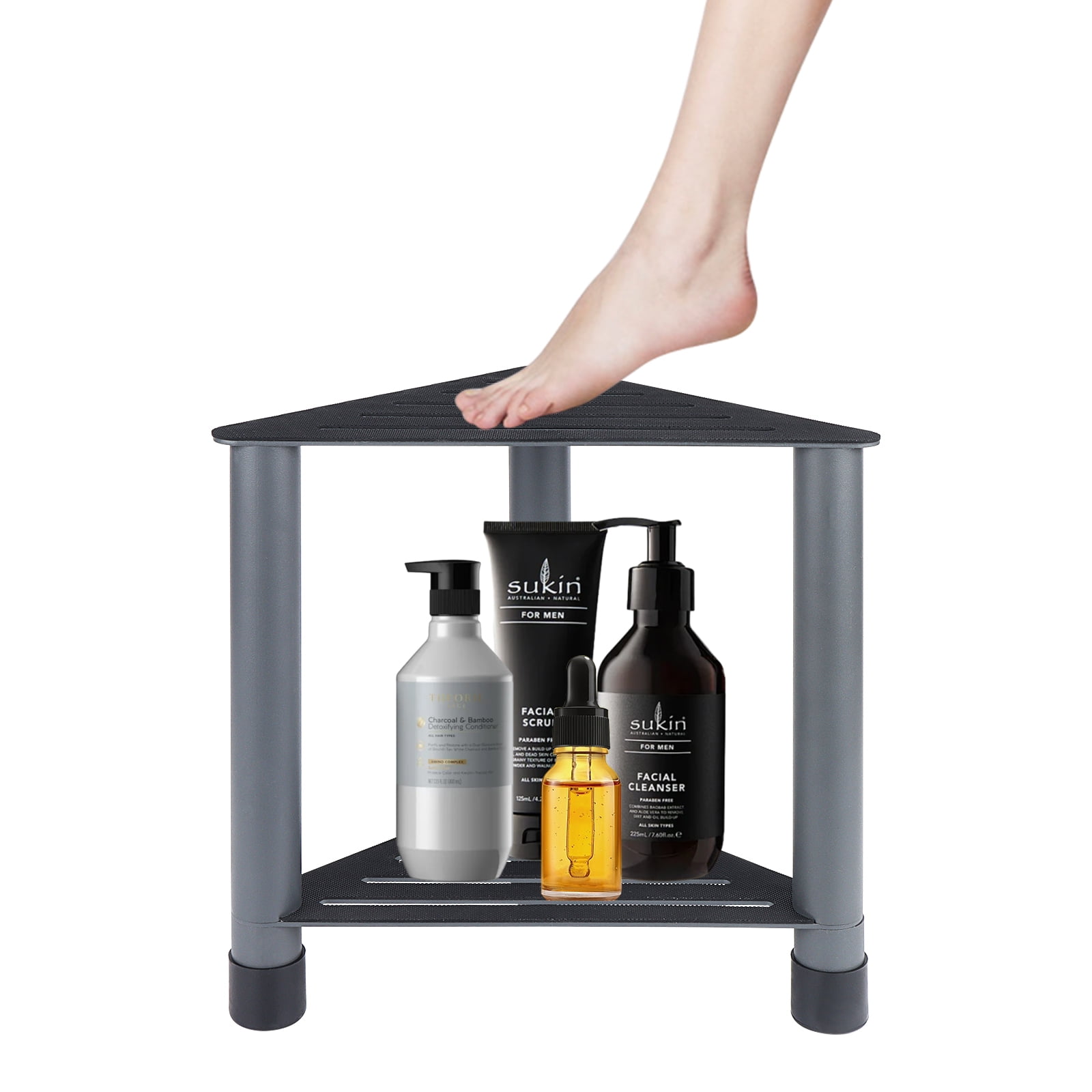 Livoccur Corner Shower Stool Safe and Stable Shower Kuwait Ubuy