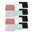 thumbnail image 1 of Livona Girls' Seamless Boyshort Underwear,Moisture-Wicking Kids Panties,No-Ride Design, 1 of 6