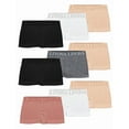 thumbnail image 1 of Livona Girls' Seamless Boyshort Underwear,Moisture-Wicking Kids Panties,No-Ride Design, 1 of 6