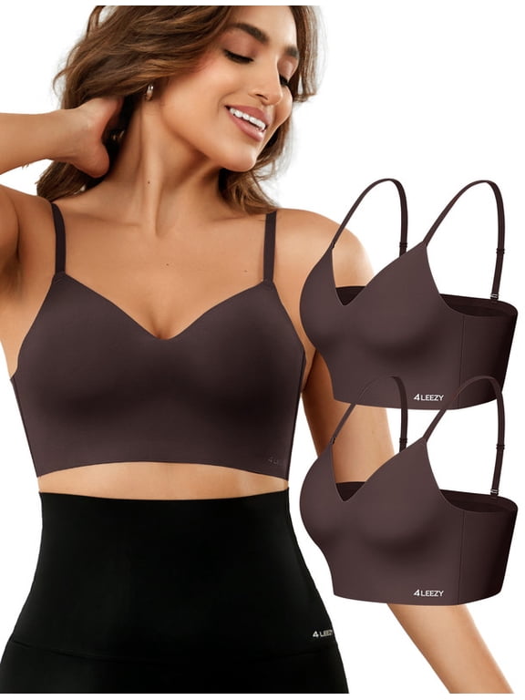 Push Up Wireless Bras for Women Longline Everyday Bra,Classic T-Shirt Bra