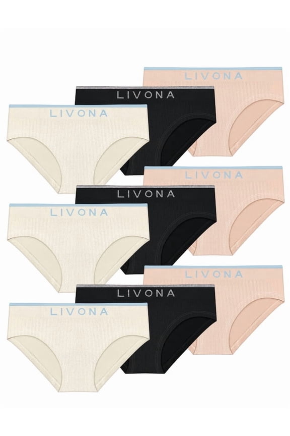 Seamless Ribbed Training Panties for Teens - Soft, Breathable Sports Style for All-Day Comfort & No Sweaty Discomfort