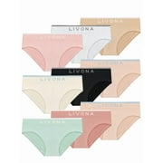 Livona Seamless Ribbed Training Panties for Teens - Soft, Breathable Sports Style for All-Day Comfort & No Sweaty Discomfort