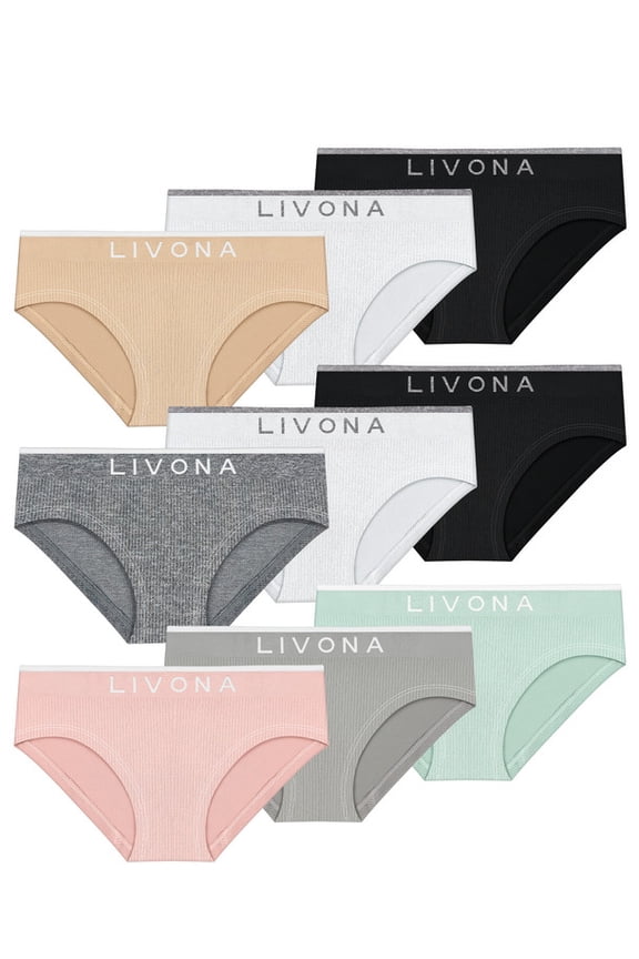 Seamless Ribbed Training Panties for Teens - Soft, Breathable Sports Style for All-Day Comfort & No Sweaty Discomfort