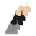 thumbnail image 1 of Livona Training Bras for Girls-Sports Bra, Fitness Bra, Padded Everyday Bra Bralette,Crop Cami Tank Top (6-14), 1 of 8