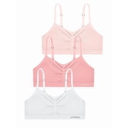 Training Bras for Girls-Sports Bra, Fitness Bra, Padded Everyday Bra Bralette,Crop Cami Tank Top (6-14)