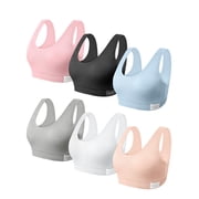 Training Bras for Girls-Sports Bra, Fitness Bra, Padded Everyday Bra Bralette,Crop Cami Tank Top (6-14)