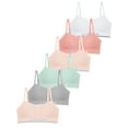 thumbnail image 1 of Livona Training Bras for Girls-Sports Bra for Teen Wireless Fitness Padded Everyday Bralette Crop Cami Tank Top(6-74), 1 of 5
