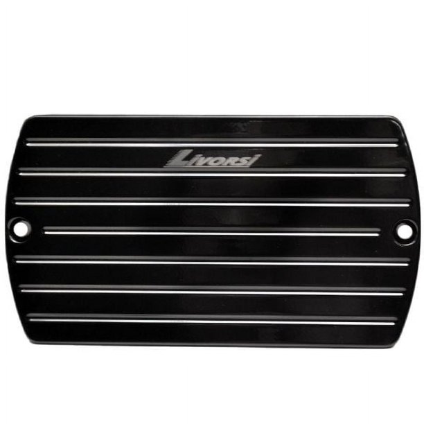 Livorsi BBBC24BK 12 1/2 x 7 Inch Black Powder Coated Billet Aluminum ...