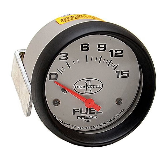 Livorsi Boat Fuel Pressure Gauge LMFPWC1 | Fountain 15 PSI