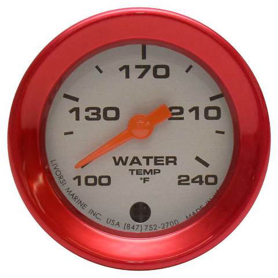 Livorsi Boat Water Temperature Gauge VVJNISTPLRR Vantage View 2 Inch