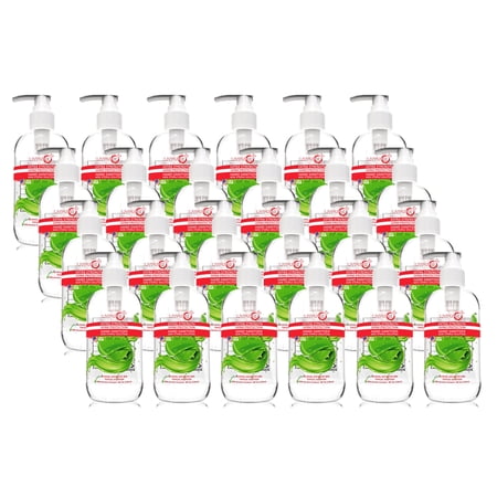 Livpure Extra Strength Hand Sanitizer Bottle With Pump, Contains 80% Alcohol, Made in USA. 24 case pack x 8 Fl Oz/236 ml)