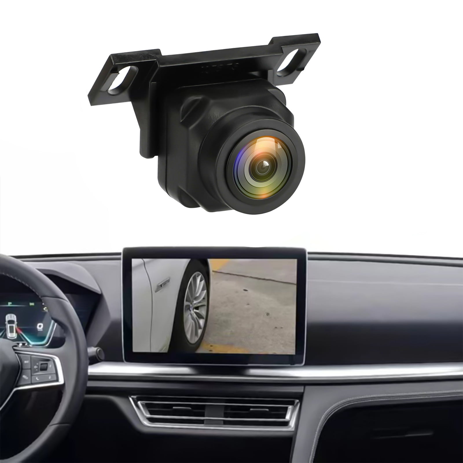 Livrdious Backup View Camera,No Distortion Effect Night Vision HD Metal Or Mount CVBS | AHD Reverse Rear View Backup Camera For Cars Pickup Trucks SUVs RVs Up To 30% Off on Clearance
