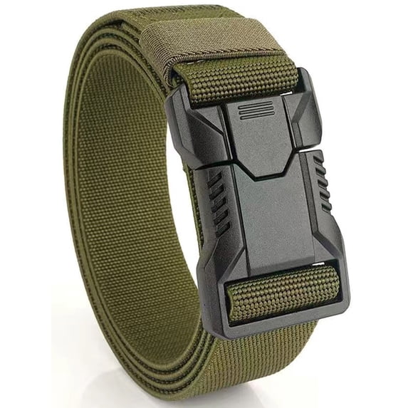 Livrdious Belts for Men 1.5 Inch Adjustable Nylon Web Mens Belt with Quick Release Buckle, 50'' Belts