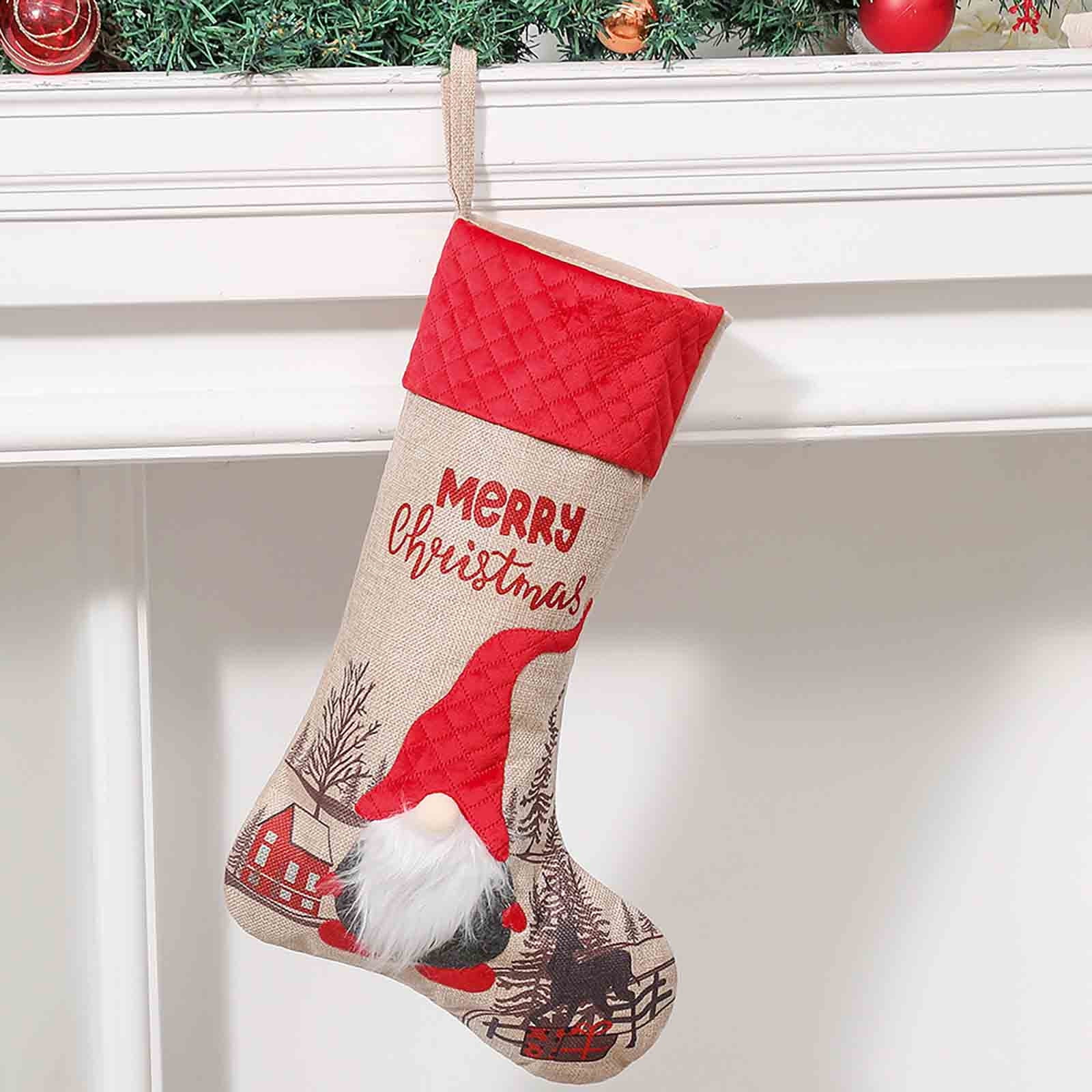 Livrdious Christmas Decoration Supplies Christmas Candy Bags Christmas