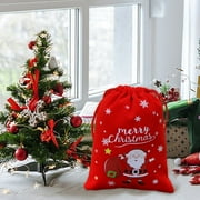 Livrdious Christmas Flannel Bag Christmas Apples Candy Packaging Bag Christmas Gift Bag Drawstring Bag Flannel Small Bag With Drawstring 4.72x5.90in Nightmare Before&nbsp;Christmas on Clearance