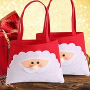 Livrdious Christmas Santa Claus Snowman Tote Bag Non Woven Gift Bag Children's Candy Bag Christmas Eve Apples Bag Holiday Decorations Christmas&nbsp;Movies on Clearance
