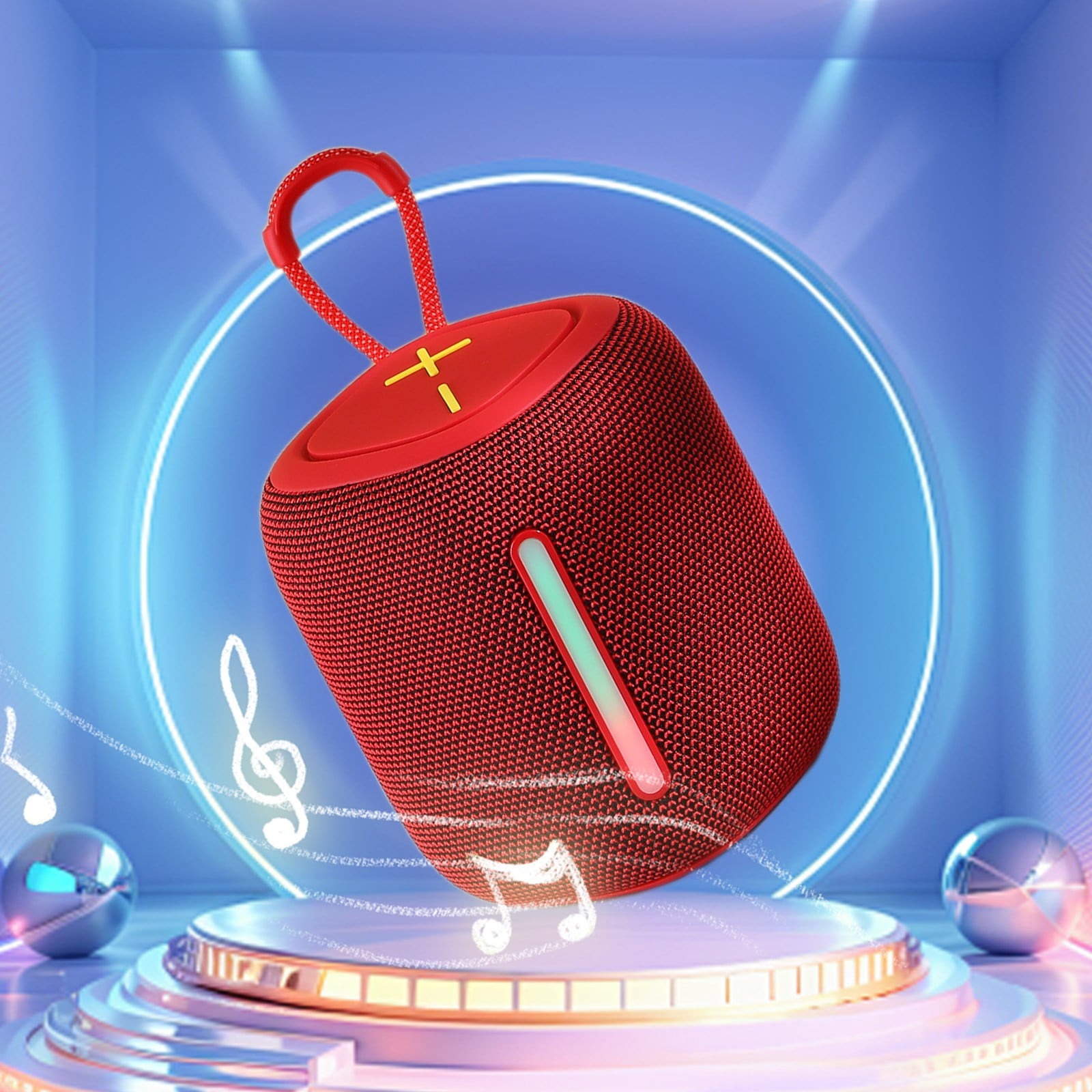 Livrdious Colorful Wireless Fabric Bluetooth Speaker Outdoor Portable ...