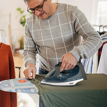 Livrdious Expertise Grade 2200W Steam Iron For Clothes With Fast Even Heat Scratch Counteractive, Comfort Grip,True Position Steam Holes Summer Savings Evergreen on Clearance