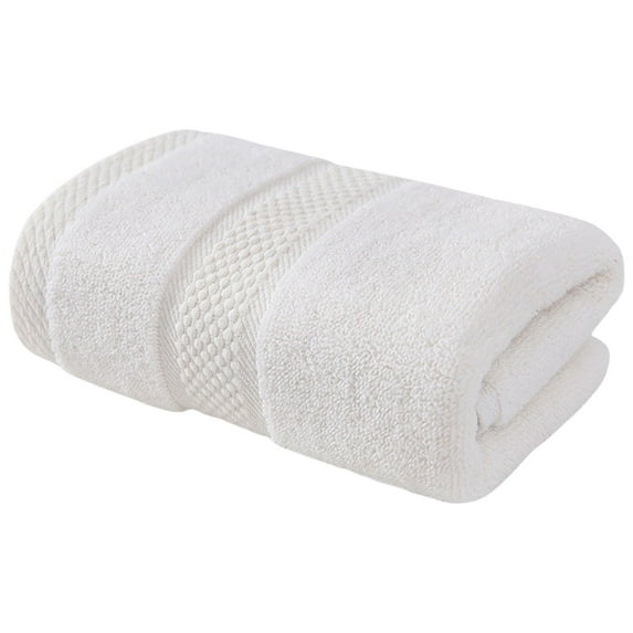 Livrdious Hand Towels for Bathroom, 14x28 Inch Soft Absorbent Cotton Guest Hand Towels, Quick Dry, White