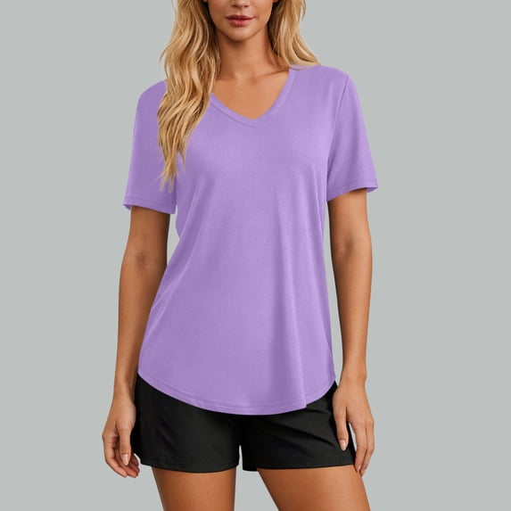 Livrdious Womens Workout Shirts Short Sleeve UPF 50 Sun Protection Tshirts Quick Dry Athletic Tops for Running Gym Outdoor Activities
