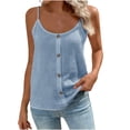 thumbnail image 1 of Livrdious Women's Summer Casual Camis Tank Tops Linen Basic Loose Cute Tunic Lightweight Shirts for Women, 1 of 9