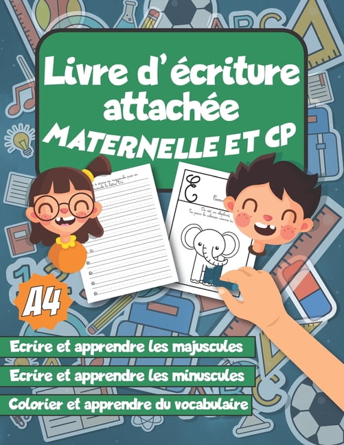 Livre d'Ã©criture attachÃ©e maternelle et cp: Cahier de vacances cp ...