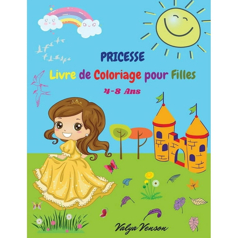 Livre de coloriage pour filles : Belle-Merveilleux-Magnifique-Livre  d'activités de Coloriage Amusantes pour Filles et Images Mignonnes pour  Fille et Enfants de 4-8 ans (Paperback) 