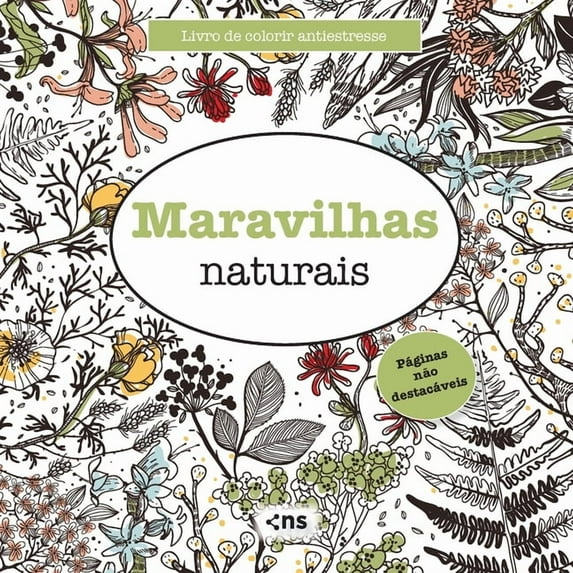 Livro de Colorir Antiestresse Maravilhas Naturais (Paperback)