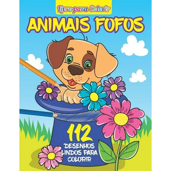 Livro para Colorir Animais Fofos (Paperback)