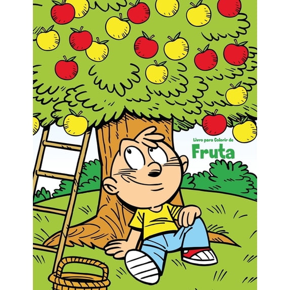 Fruta Livro para Colorir de Fruta, Book 1, (Paperback)