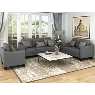 Three piece deals living room set