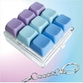 thumbnail image 1 of Kinbax Keyboard Fidget Toy, Keyboard Keychain 9-in-1 Keyboard Decompression Button Finger Clicker Toys Stress Relief Fidget Gifts, 1 of 12