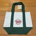 thumbnail image 1 of Livvly Trader Joe's Pastel Mini Canvas Tote Bags 2025 Limited Edtion, Open Top Tote Bag With Outer Pocket, 1 of 14