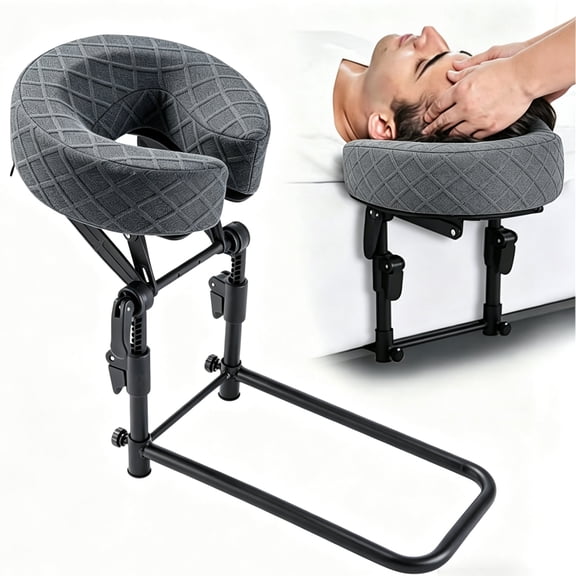 Liwantech Massage Headrest for Bed, Adjustable Face Cradle for Mattress, Ergonomic Massage Pillow Face Down for Home Relax & Spa Massage