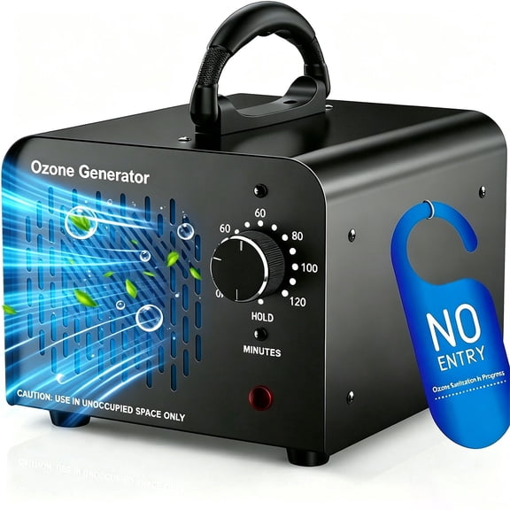 Liwantech Ozone Generator 60,000mg/h, Ozone Machine Odor Eliminator Purifier, Portable Mini for Car Home Pets