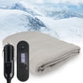 thumbnail image 1 of Liwarace 12V Travel Electric Heated Blanket Car Truck Suv Van Boat Travel Heating Pad, 1 of 10