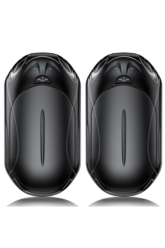 2 Pack Portable Mini 6000mAh Rechargeable USB Hand Warmer Heater Power Electric Warmers