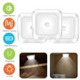 thumbnail image 1 of Liwarace 3Pcs LED Battery Powered Square Motion Sensor Closet Stair Night Light, 1 of 6